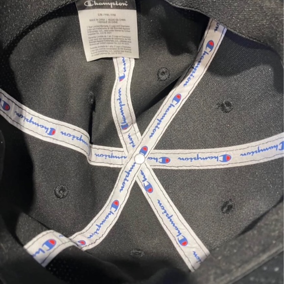 Champion ball cap/hat black small / medium - Picture 4 of 5